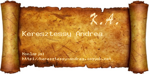 Keresztessy Andrea névjegykártya